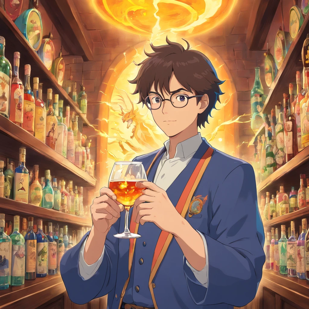 thunder liquor Glasses male
