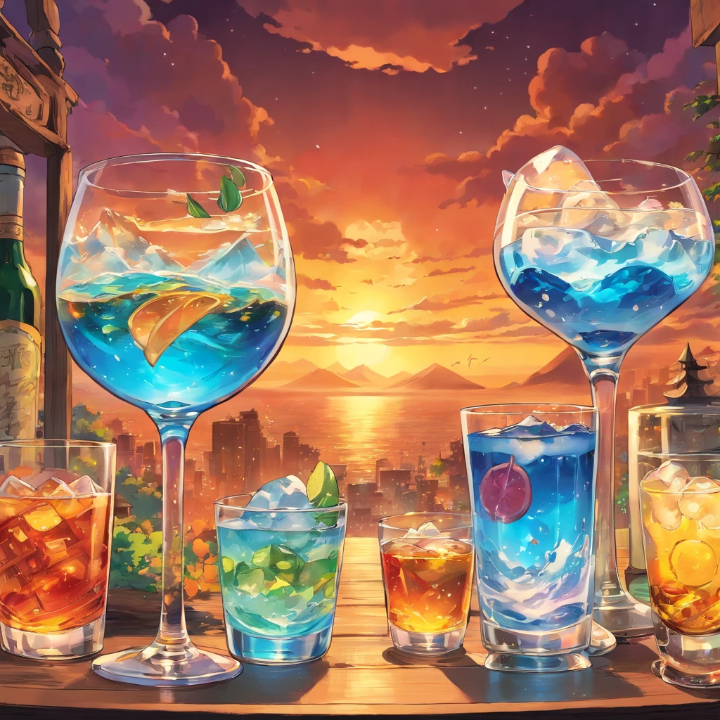 thunder liquor Glasses male