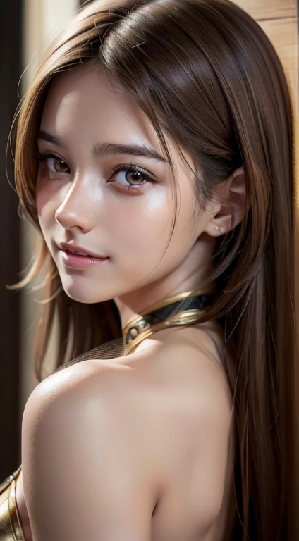 highest quality, masterpiece, (Realistic:1.2), 1 girl, Brown Hair, Brown eyes, front, Detailed face, beautiful eyes, Wear a golden black suit, highest quality, masterpiece, (Realistic:1.2), 1 girl, Detailed face, beautiful eyes, [(Transparent Background:1.5)::5], (((masterpiece))), (((highest quality))),(((Very detailed))), figure, One girl, alone, Mysterious, Multicolored eyes, Fine grain, Super detailed, A light smile, Very detailedな, beautiful, The finer details, Super detailed, highest quality, Complex, 4K, 8k, Talked about at the art station, Excellent anatomy, beautiful lighting,