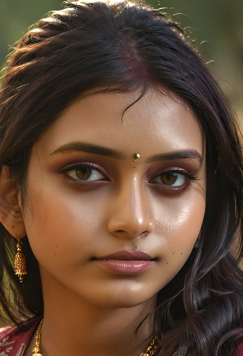 young Indian girl, 18-year-old,  gentle sun lighting on face  , intricate facial details, full body picture, cinimatic pose flawless fair complexion, top-notch 3D rendering, hyper-realistic, shot on Indian road. photorealistic digital art trending on Artstation 8k HD high definition detailed realistic, detailed, skin texture, hyper detailed, realistic skin texture, armature, best quality, ultra high res, (photorealistic:1.4),, high resolution, detailed, raw photo, 400 camera f1.6 lens rich colors hyper realistic lifelike texture dramatic lighting 