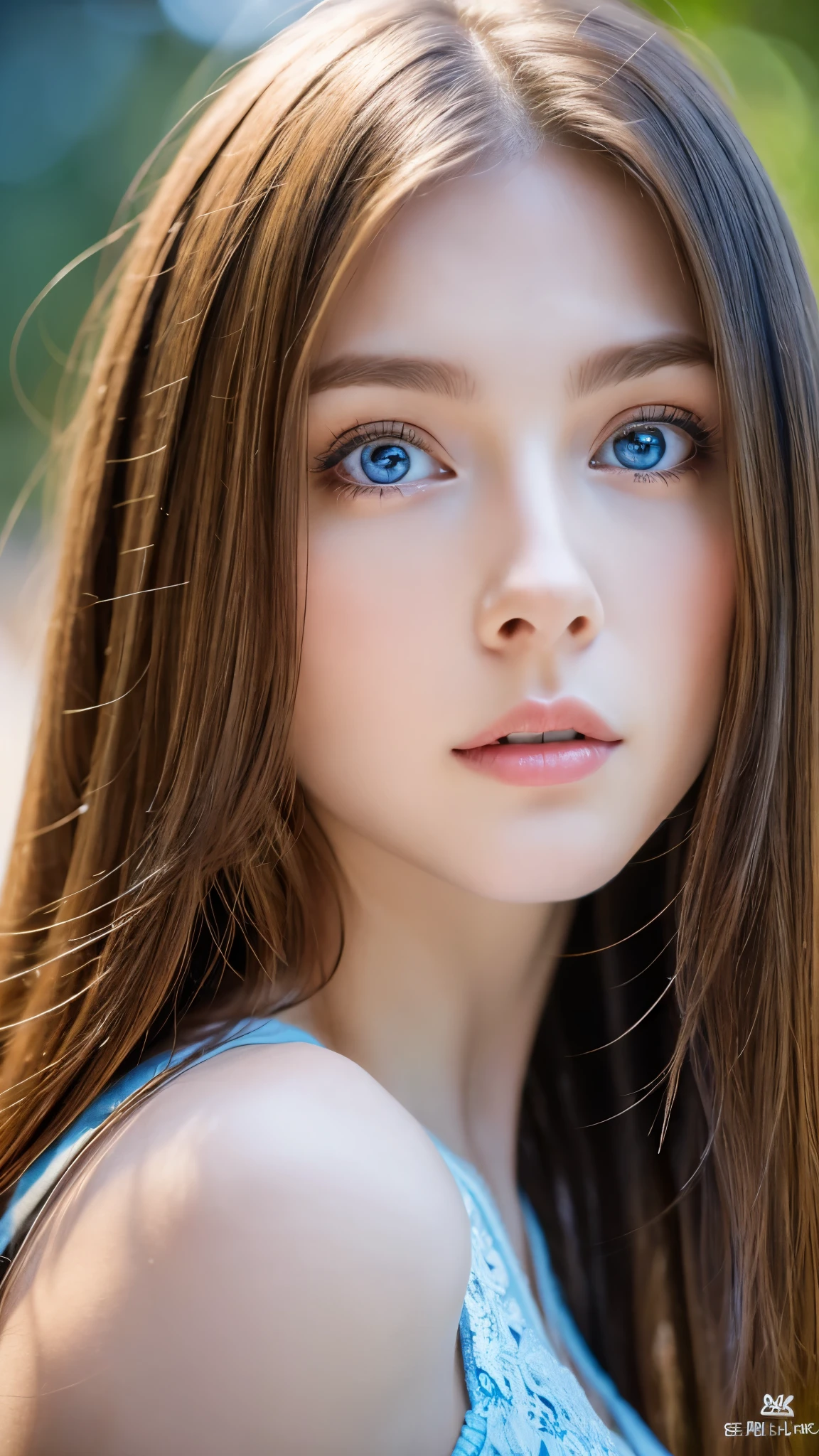 high quality, 最high quality, Realistic, RAW Photos, Realistic, Ultra-realistic 8K CG, Super detailed, High resolution, masterpiece, 1 girl, 18-year-old, Beautiful face of a woman, Soft Face, elegant, Long Hair, blue eyes, Light blue eyes, close, Intricate details, Detailed Texture, Fine details, Front Face , Natural female body, sexy, Very beautiful young woman&#39;s face,