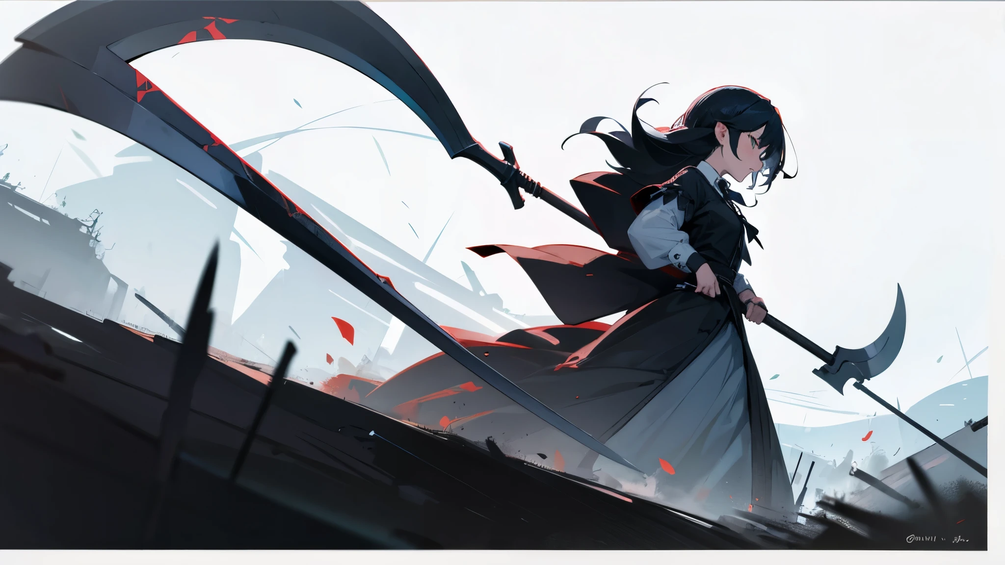 Girl with a scythe