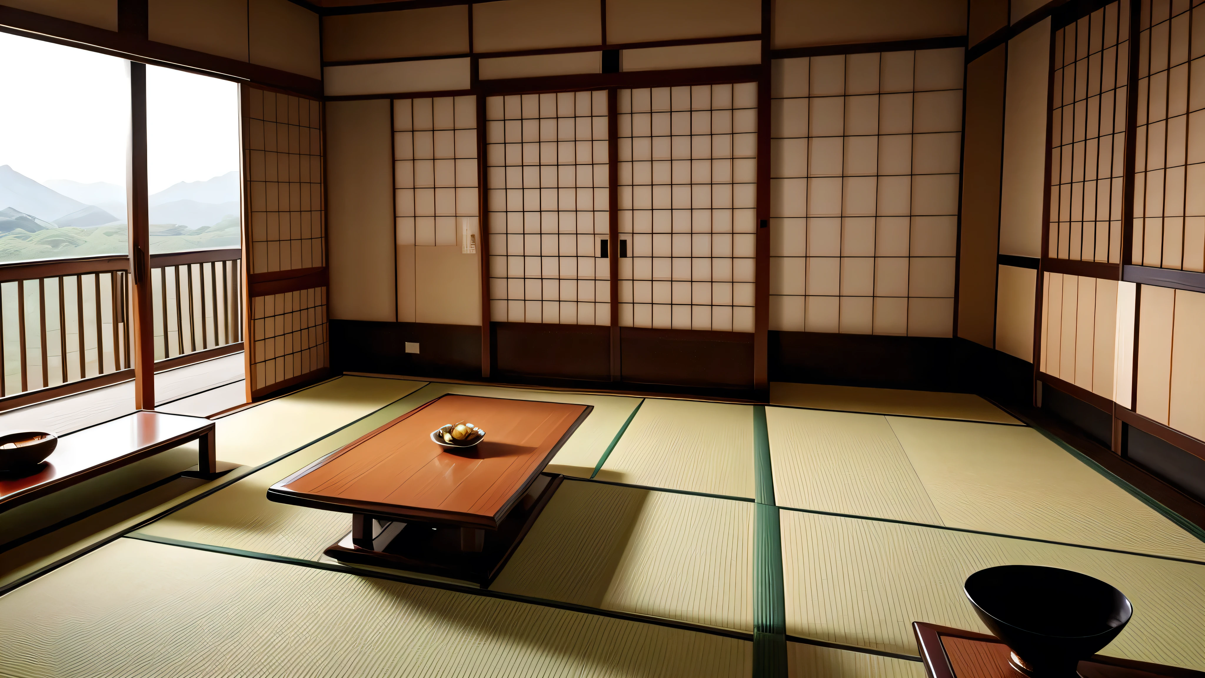 Japanese Ryokan,Cinematic,masterpiece,highest quality,