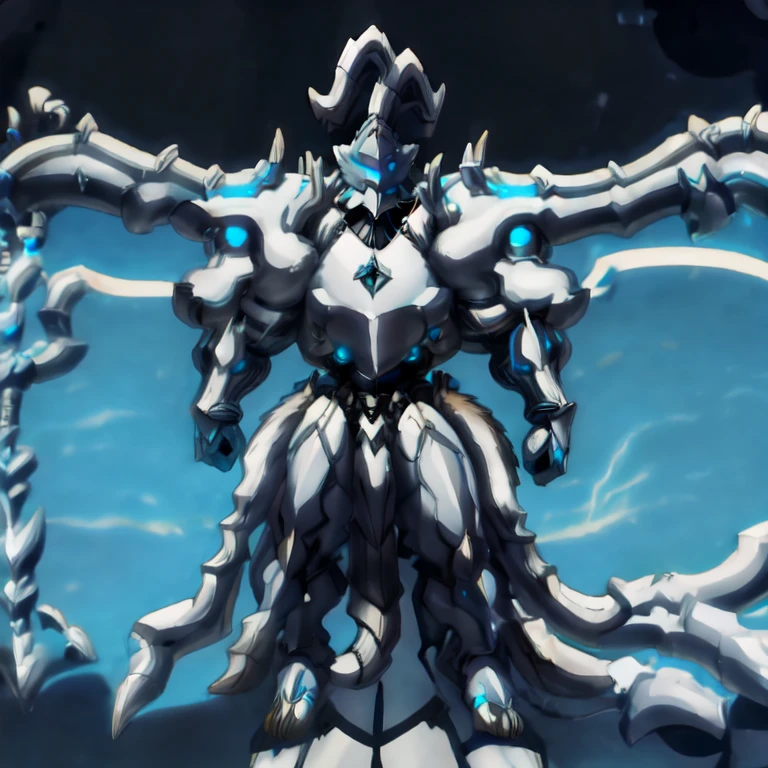 (masterpiece, best quality, detailed:1.2)
detailed full body, solo, at night, platinum_dragon_lord_armor, knight male dragon, horns, helmet, glowing blue eyes, tail, digitigrade feet,
glowing blue eyes, tail, melee weapon, weapon, armor, plate armor, sword, floating weapon, knight, clothing, helmet, detailed background, midair, white fur, claws, full body, dragon pauldron, front view,