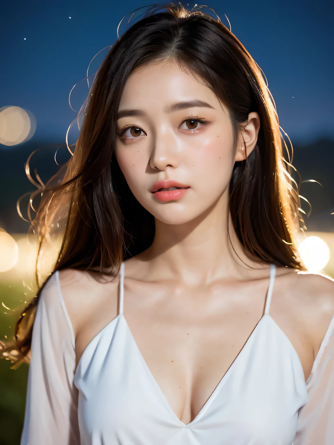 (night:1.7), East Asian architecture, 1 Female,sit on tatami, (China dress), Brunette color hair,(Hair between the eyes), restore, Lip valve, 30 years old,beautiful fingers,beautiful long legs,Beauty Body,Beautiful nose,beautiful character design,perfect eyes,s the perfect face,View your viewers,(Innocent__Eyes:1.0),(Light_笑face:0.3),Official Art,Very detailed CG unity 8k wallpaper,Perfect lighting,Very colorful,bright_front_face_Lighting,(masterpiece:1.0),(Highest_quality:1.0), 超High resolution,4K,Super detailed, photo shoot, 8k, High resolution, High resolution, Absurd:1.2, Kodak Portrait 400, Film Grain, The background is blurred, Bokeh:1.2, Lens flare brilliance, ( Vibrant_color:1.2) (beautiful,big_chest:1.4), (beautiful_face:1.5),(narrow_Upper Body),8k, yes,RAW Photos, See-through, transparent clothing,