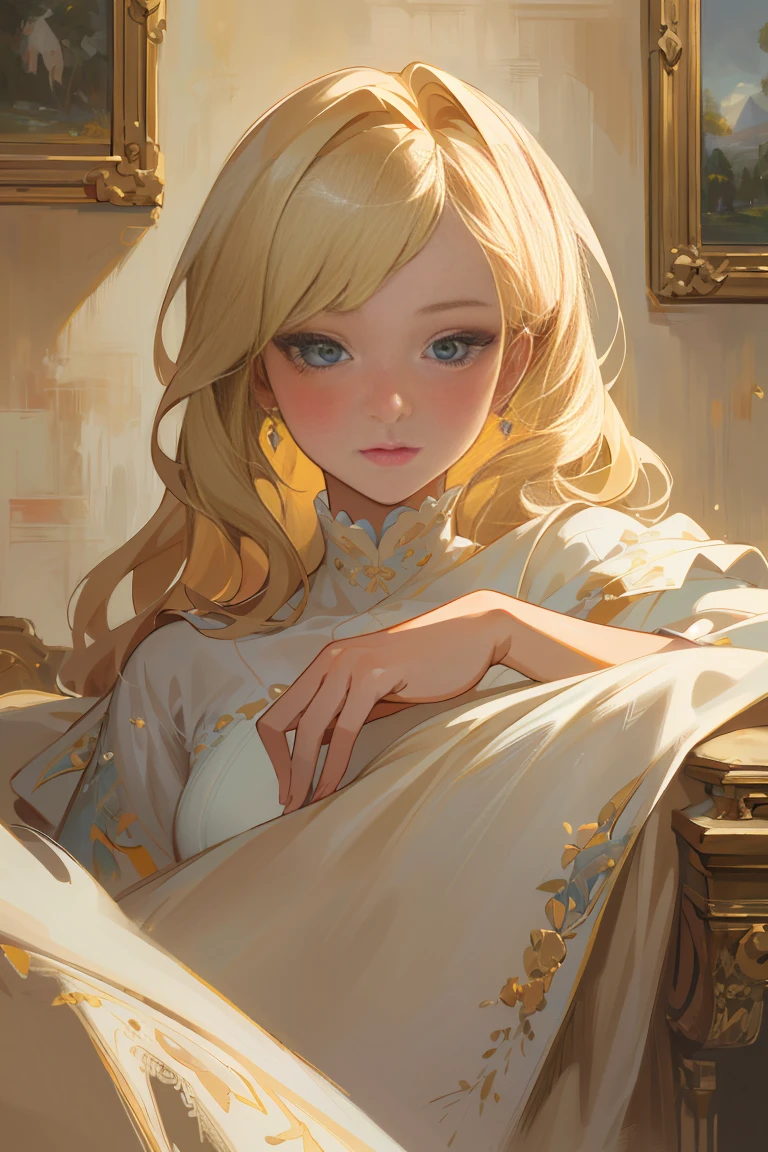 masterpiece, best quality, an extremely delicate and beautiful girl,an extremely delicate and beautiful, world masterpiece theater, ultra-detailed, highly detailed, best quality, blonde hair, highres, extremely detailed,1girl, best quality, illustration, looking at viewer, impasto, canvas, oil painting, realistic, realist ,real,