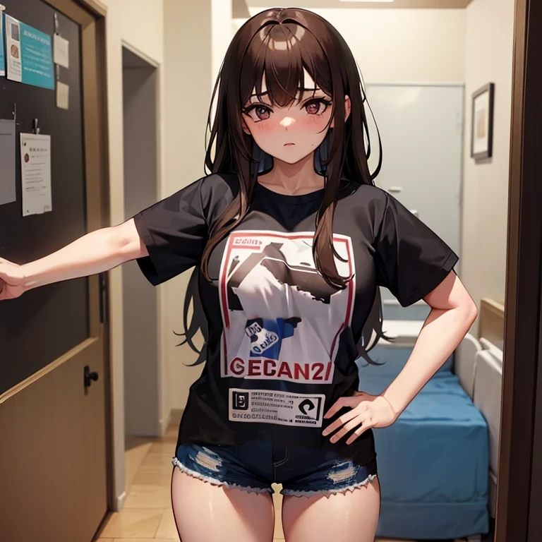 Ajustar la camiseta en esa zona