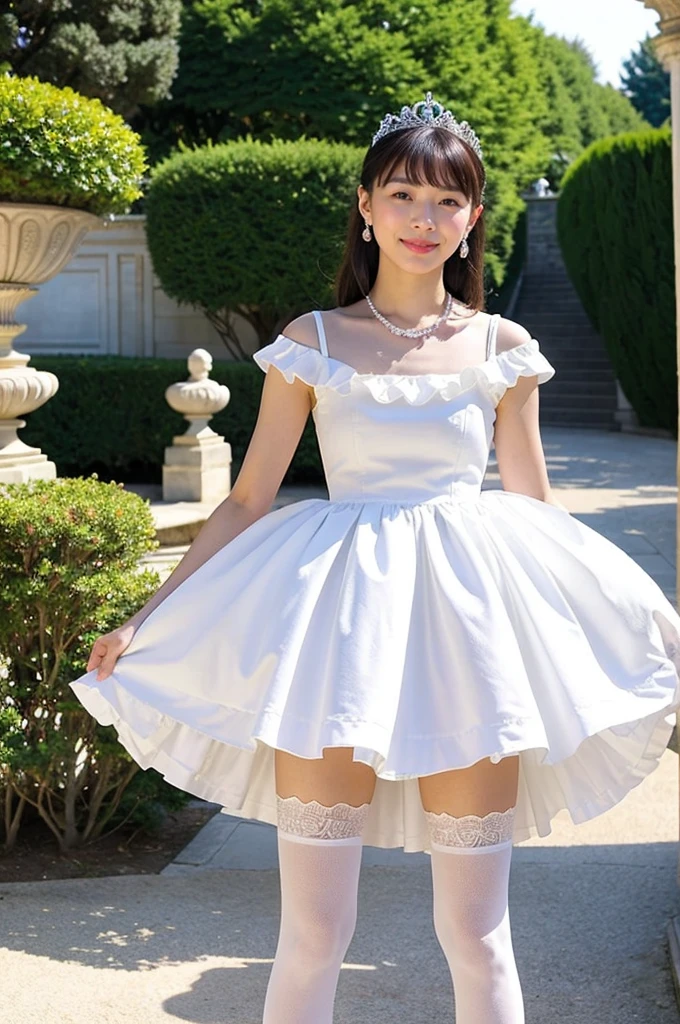 (girl Full body :1.7)（be familiar with：1.4），(*********** beautiful girl:1.6),（with panoramic view：1.2，full bodyesbian：1.2） correct anatomy, silky brown short hair, side hair, cute white cat cosplay、fluffy white cat fashion、hairy tail, highest resolution and clarity ,red eyes, (beautiful and be familiar withed eye:1.3) Gorgeous Hair Jewelry, 猫の形の頭飾りのmasterpiece, 猫 white fabric (furry person:1.7) ((body, Characteristics of girls, Features of the furry lower body animal ), white pantyhose, furry feet body animal, High resolution、High level image quality、8K、Raw photo、highest quality、masterpiece、table top、（highest quality，高いbe familiar with，masterpiece，official art，movie lighting effects，4k )