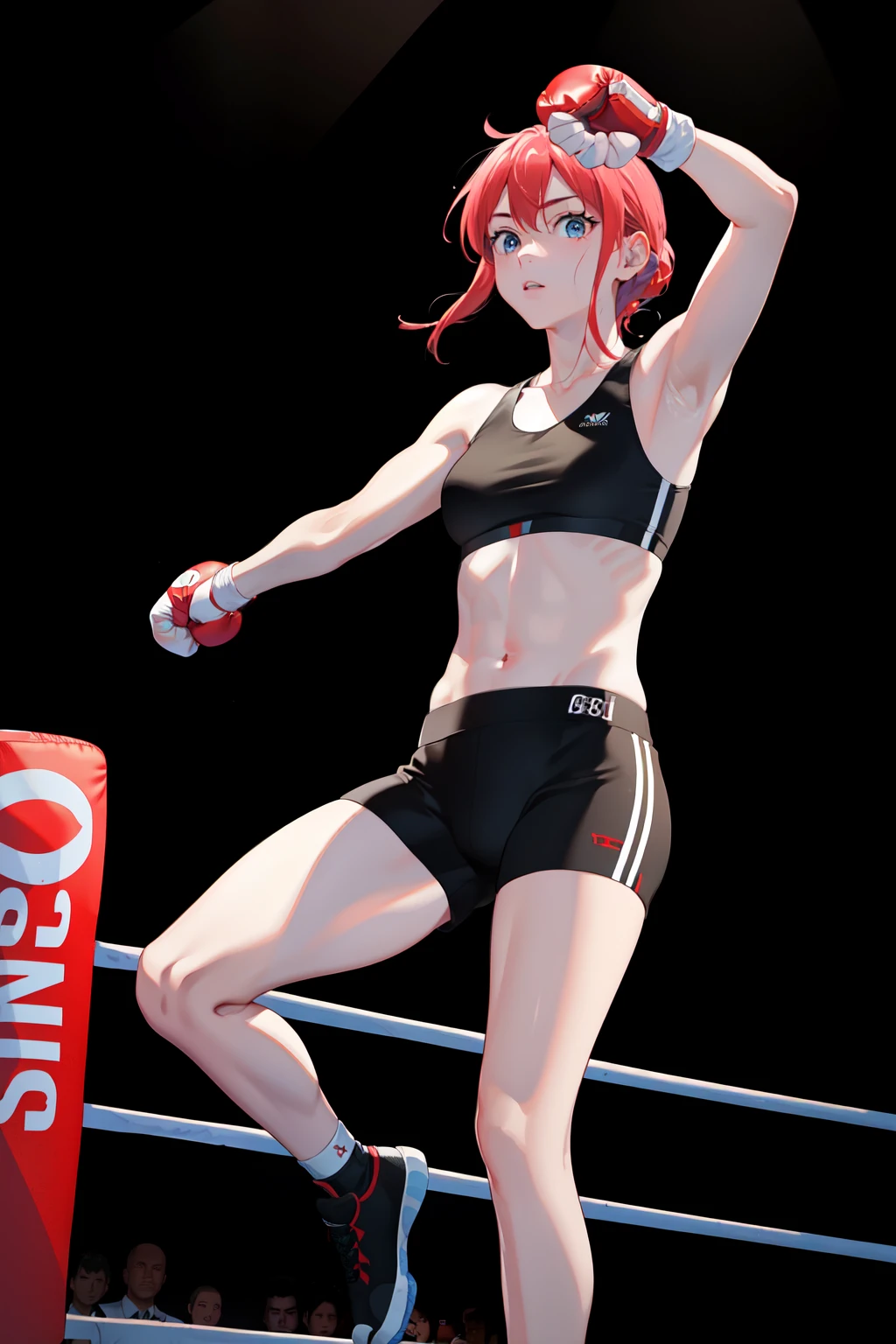 (8k, RAW photo, best quality, masterpiece:1.2)、boxing match、