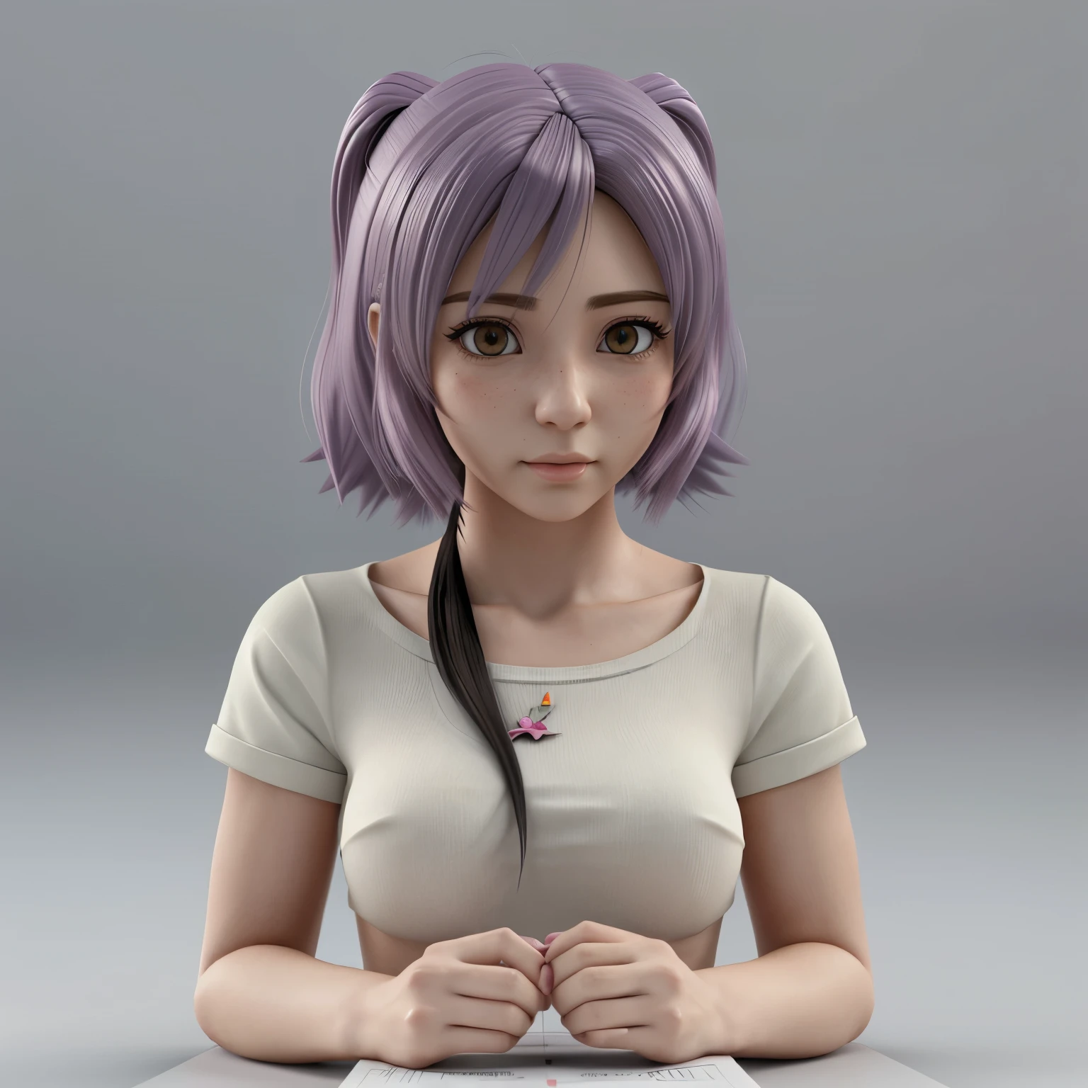 Dibujo animado en 3d de personas votando que sea anime