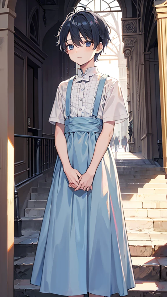 1boy, dress