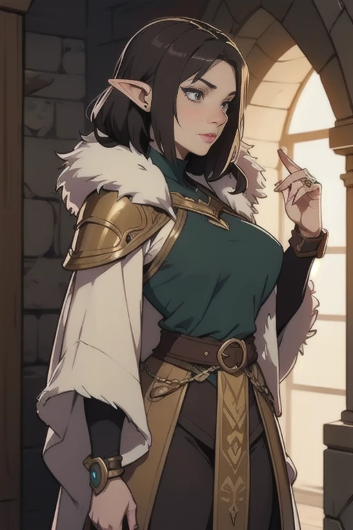 Ancient, princess, Hylia, fur armor, rings, female creature, dark ages,
