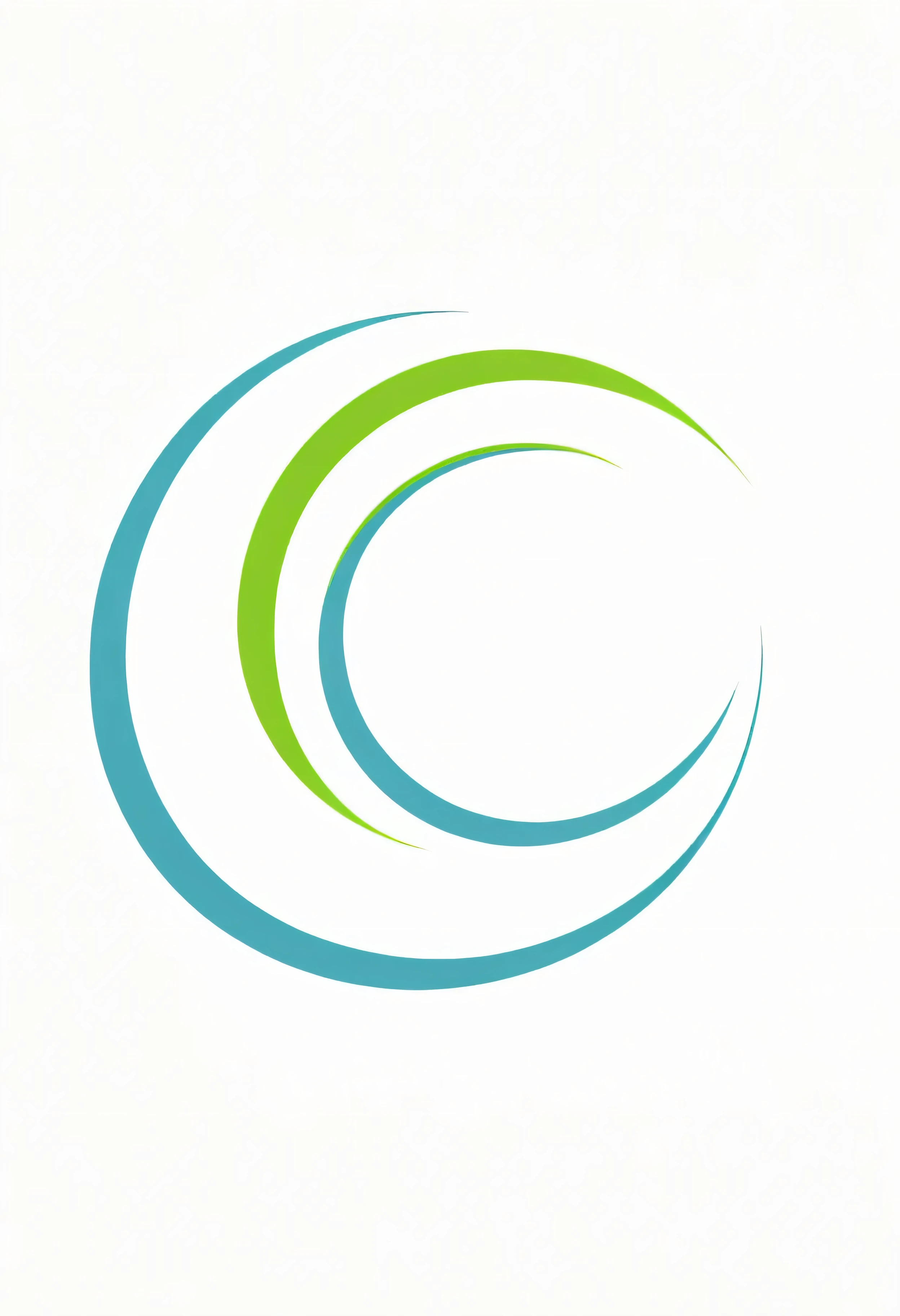 Create a simple logo vector image consisting of just 2 colors on a white background