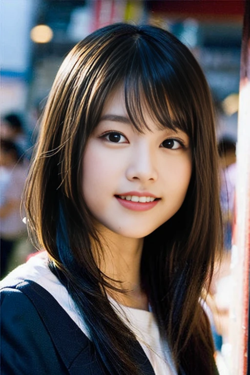 (8k、RAW Photos、highest quality、masterpiece:1.2)、(Realistic、Photorealistic:1.37)、Very detailed、Ultra-high resolution、1 female、Seeing the viewer、Beautiful and elaborate face、Big name、Laughter、narrow、(Narrow waist) :1.3)、Beautiful, smooth skin、Skin Texture、Floating Hair、Professional Lighting、The whole human body、Long Hair、blonde、Japanese high 、Sailor suit、Bob Hair、E Cup、smile、Age 25、Baby Face、childish smile、No makeup、Moisturizing lips、Light pink lips、Nostalgic Countryside、Arcade
