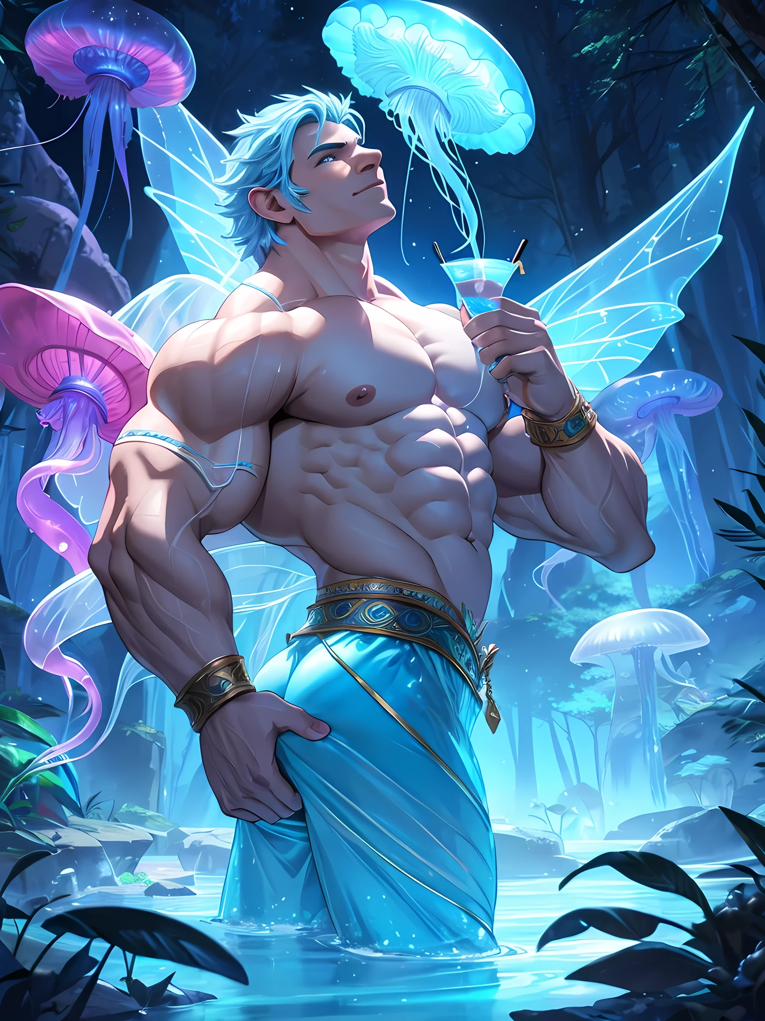 ((A young male lewd innocent with soft slender body with very long thick amazing silver hair male pixie with huge sagging manly breasts and huge glittery colorful wings is wearing colorful mini glittery colorful pixie tight dress is being deeply and hardcore clapped and taking heavy breaths as he does so)), (the setting is a beautiful pixie magical village in a woods nearby lake with fireflies around), ((he has long hair)),(yaoi), (yaoi hentai), orgasm, penis line, NSFW, sexy pose, ((inspired by hentai  otome game where you interact with the character and they become more horny)), ((group of 5 colorful bright pixies inspired by FFXIV pixies with long hair gay group gangbang)), ((male bright colorful pixies sitting all over the place with their cocks out fucking each other)),  (creampie), ((well drawn dynamic sex pose)), ((inner thighs caressing)), ((magical pixieland yaoi hentai)), ((male breasts squeezing)), (((inspired by elana champion of lust game))), ((pixies with huge beautiful magical wings)), ((pixie gangbang hentai game)), (magical dust),