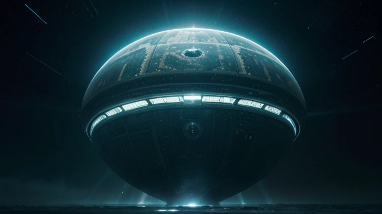 (best quality,4k,8k,highres,masterpiece:1.2),ultra-detailed,(realistic,photorealistic,photo-realistic:1.37),vast,gigantic alien craft,exploring in space,light blue rays,red rays,emanating,space exploration,extraterrestrial technology,otherworldly,cosmic,immense scale,enormous proportions,captivating,awe-inspiring,spaceship,interstellar voyage,intergalactic mission,mysterious atmosphere,captivating wonder,unknown origin,unearthly beauty,scientific discovery,magnificent structure,mesmerizing glow,stellar scene,futuristic design,advanced propulsion system,imposing presence,vibrant colors,intense energy,luminous emanations,dynamic composition,cinematic quality,black background,distant stars,deep space,alien civilization,interstellar connection,limitless possibilities,unimaginable mysteries,heavenly beacon.