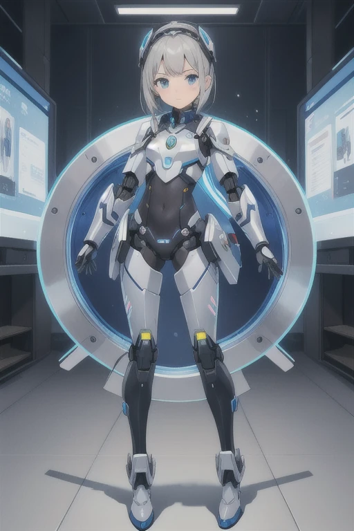 Robot Girls,
Masterpiece,
Full Body Shot,
そこにいろんなcolorがある,
Silver,
Metal body,
Robot parts,
Metal parts,
Ultra detailed face,
Very beautiful face,
Best quality,
Small Face,
Small Head,
color々なcolorの髪,
Slender body,
Camera Gaze,
Exposure of internal machinery,
Idol,
Positive,
well-proportioned body,
Sale, We exhibited, event hall, Moe pose, job interview suit machine armor, Standing with legs apart, Model Body Type, sad, Embarrassing,(Perfect robot girl),(Perfect machine body)