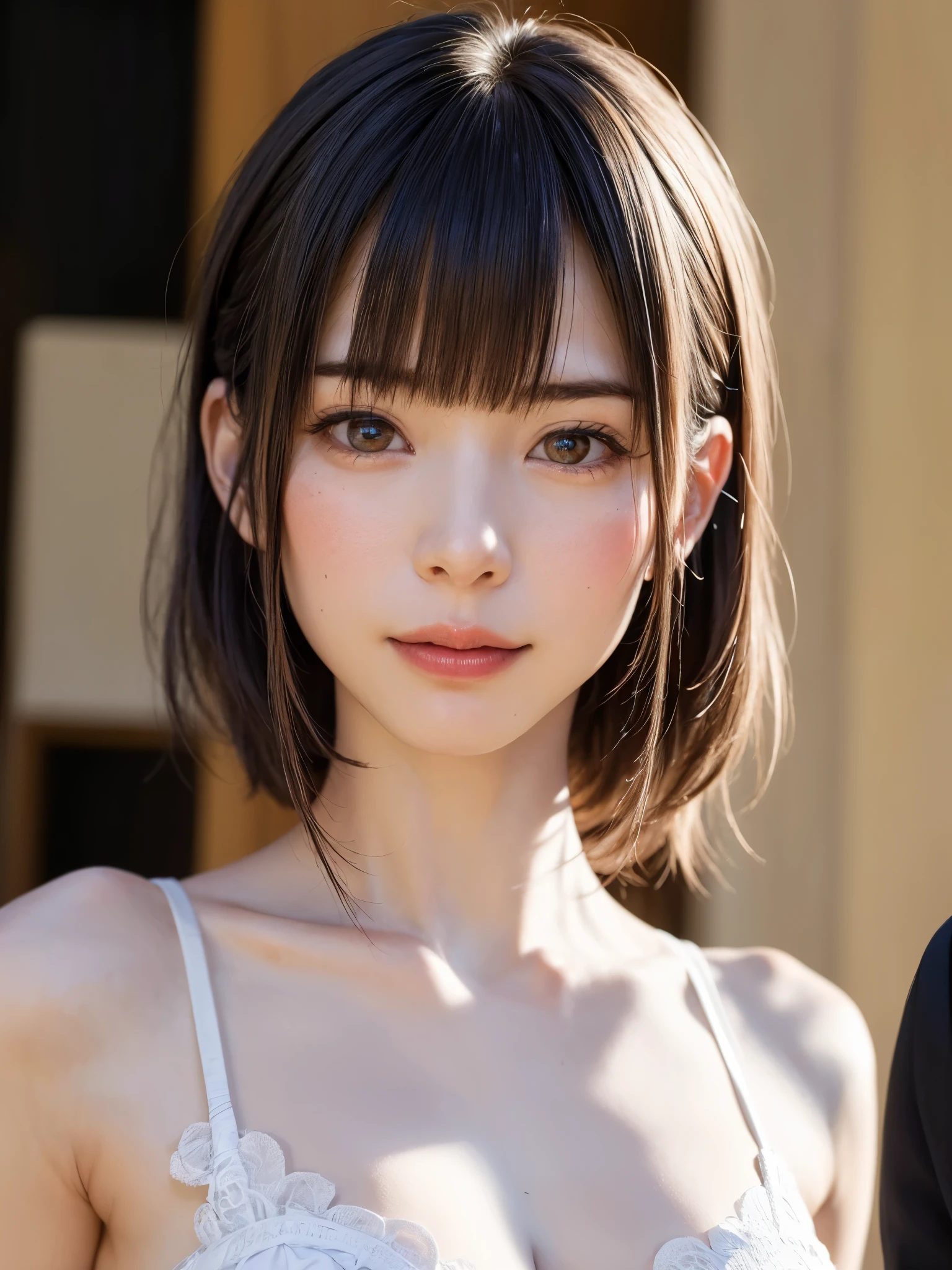 (software:1.8、masterpiece, highest quality),1 girl, alone, hyper Realistic, Realistic,Realistic, Looking at the audience, Light brown eyes:1.4,Brunette Short Bob Hair with highly detailed shiny hair, Brightly colored winter clothes, Lepangas:1.4), Outdoor, Mouth closed, Upper Body、big chest eye、eyelash、{Hugeな|big chest|Hugeなな|Mega} whole :2, chestの谷間:2、(((big chest eye、Short Bob Hair、Highlights from Students、Looking at the audience、She is very beautiful and cute、Show me your ears、Long neck、smile、Close your mouth and smile、Bangs and beautiful teeth)))、Ideal body type、(Norway covered in snow in winter)、美しいLong neck:1.4、(({Huge|big|Hugeな|Mega} chest, chestの谷間:2、Upper Bodyは何も身に付けていない:2))、(((Portraiture:2)))、Perfect Anatomy、