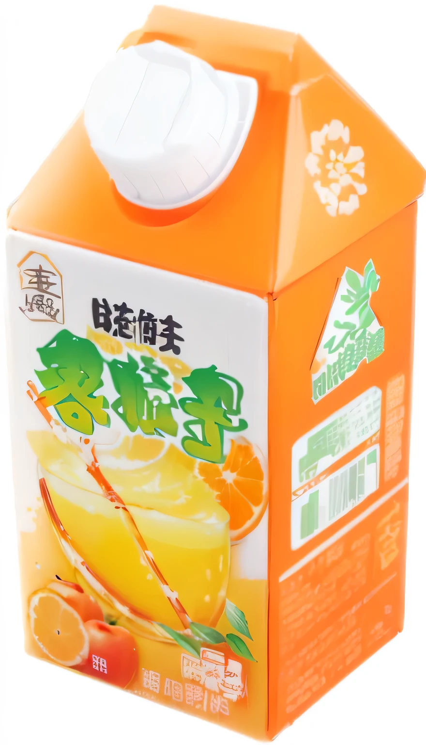 orange juice carton with a lid and a white cap, juice, drink, Home, Wang Chen, Refreshing, Soy milk, Chiba Yudai, Hand Painted, Hand Painted, made of drink, Colored milk tea, Orange head, Lei Min, apple orange, mouldy juice, image, detailed image