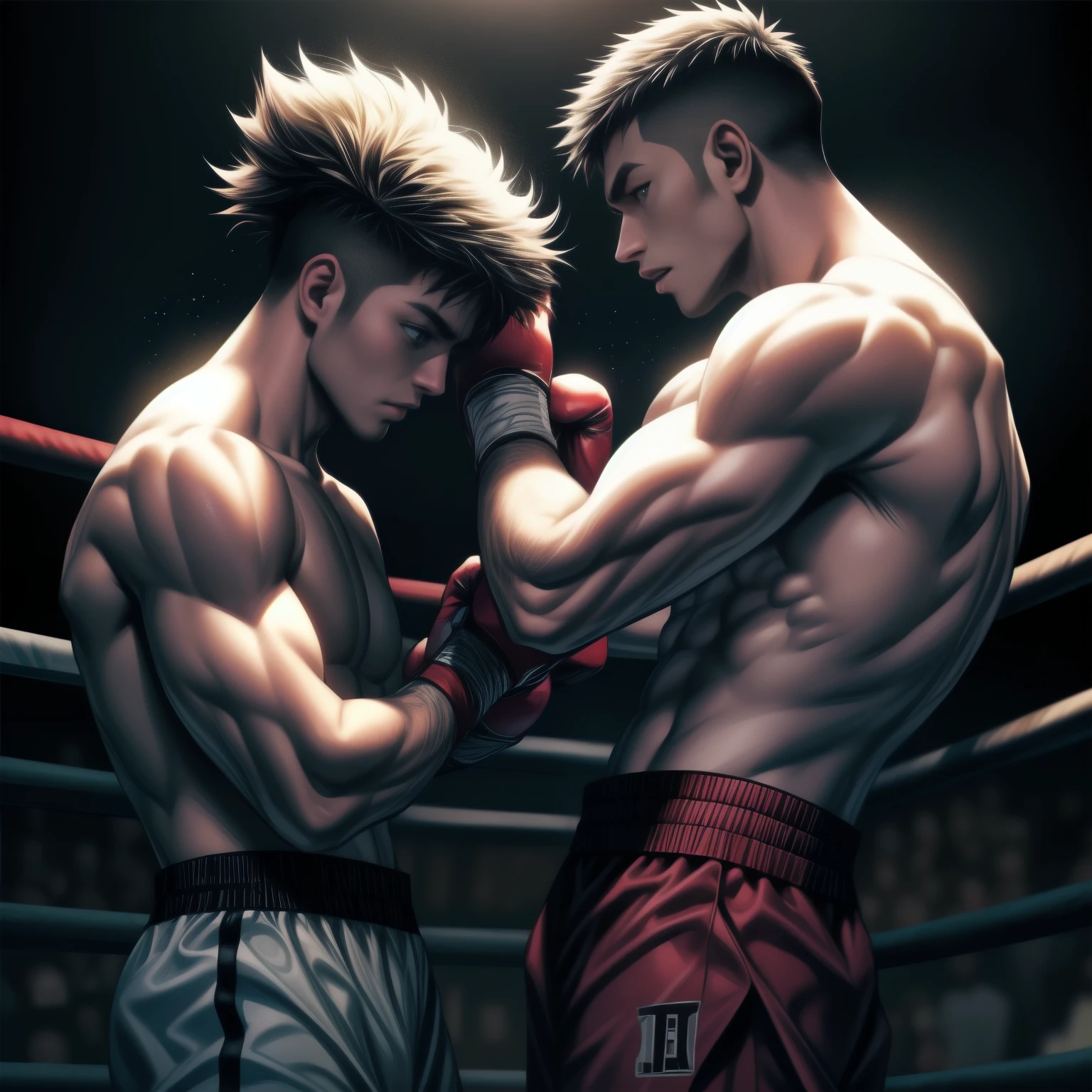 male Boxing Match