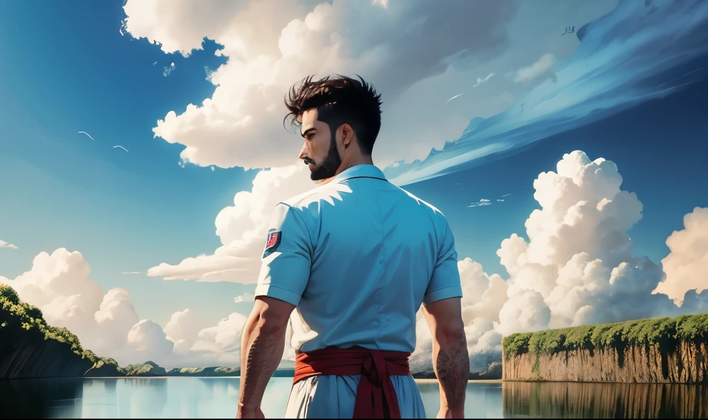 Rios,nuages de bon augure,rayons de soleil,chef-d'artwork,great details,epic composition,hyper HD,high quality,extremely detailed,art officiel,Fonds d'écran Unity8k,great details,ultra-detailed,Highest quality,32k -- v 6 place routière kg x