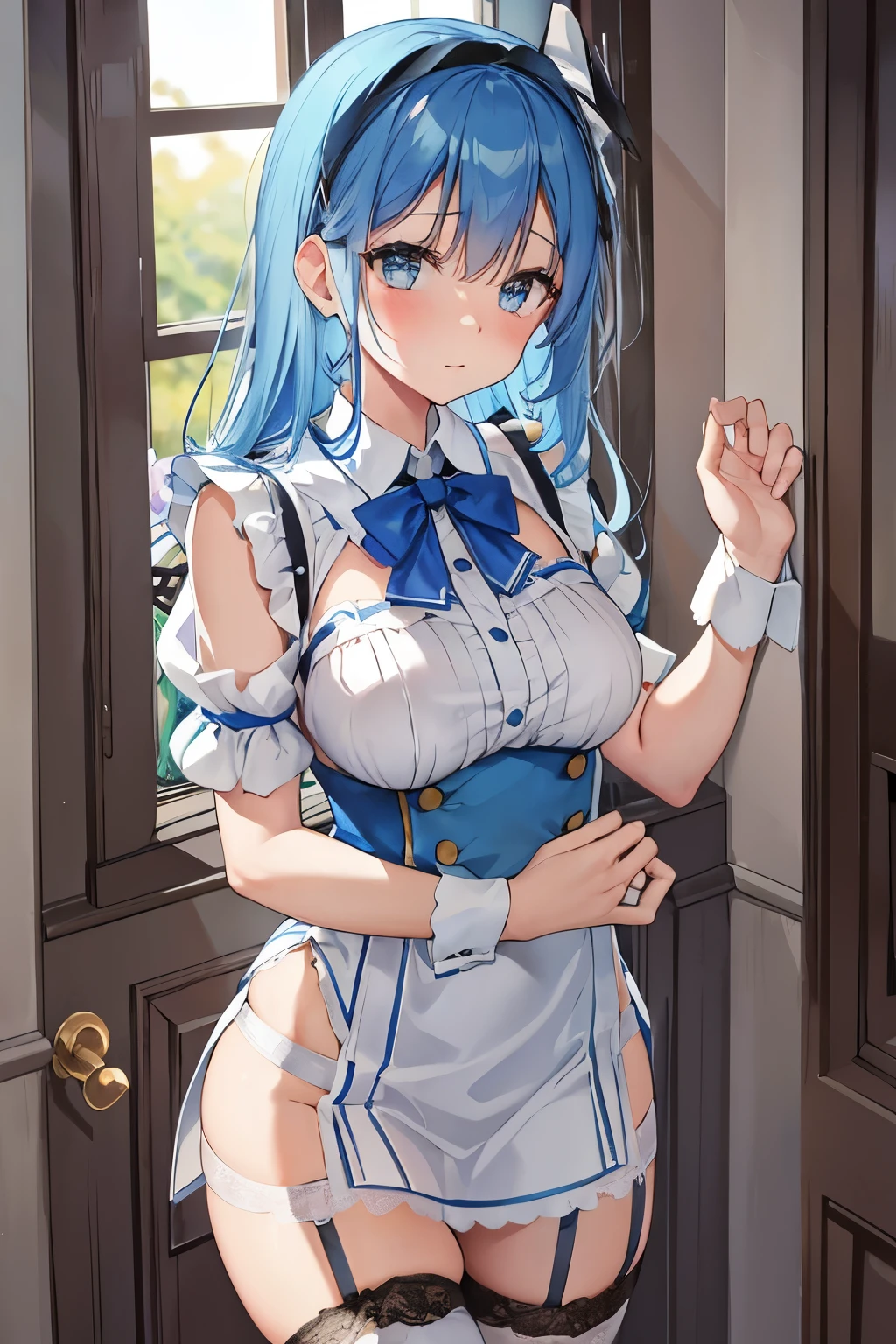 Blue Hair, Garter Stockings