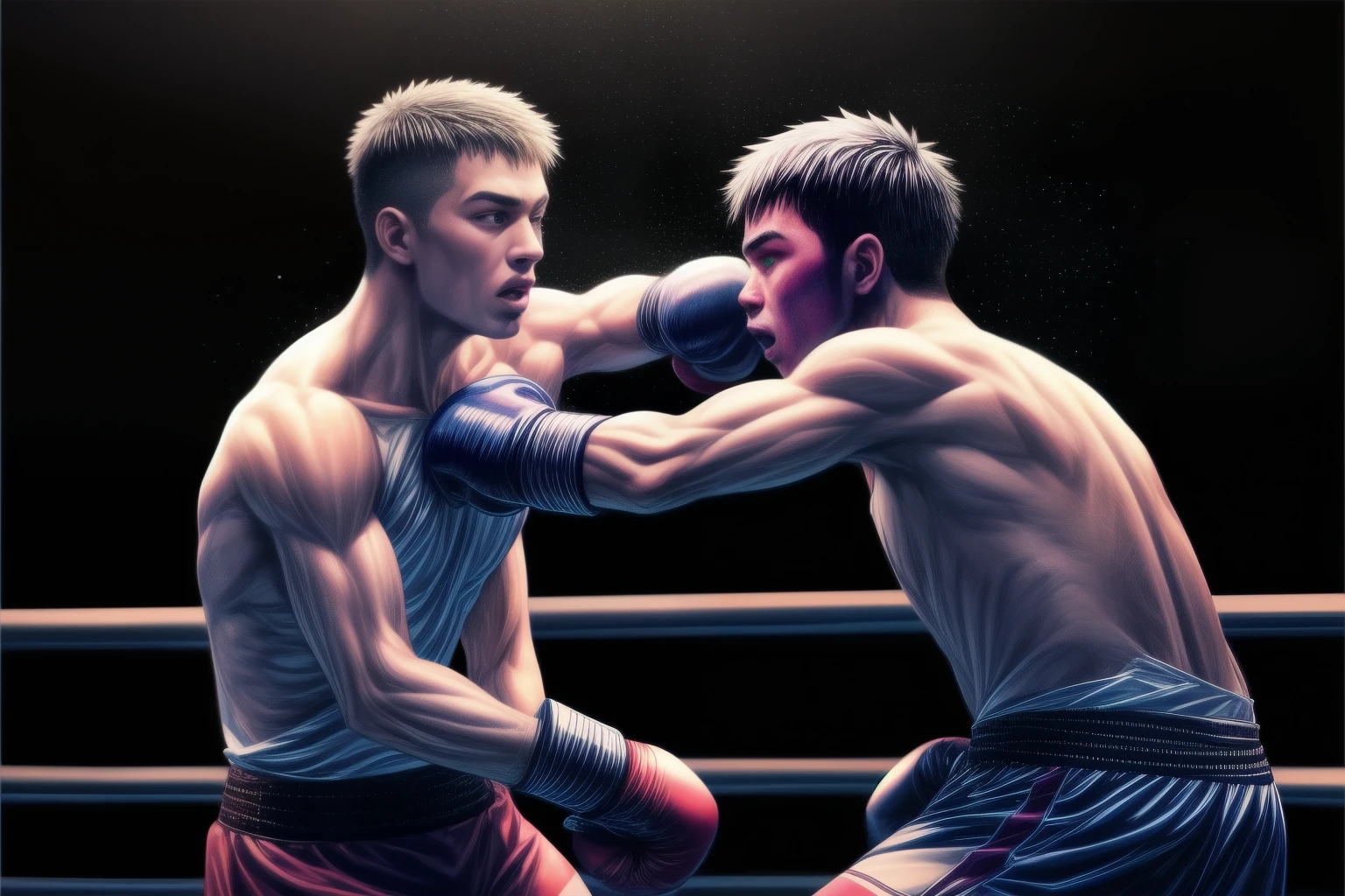 male Boxing Match