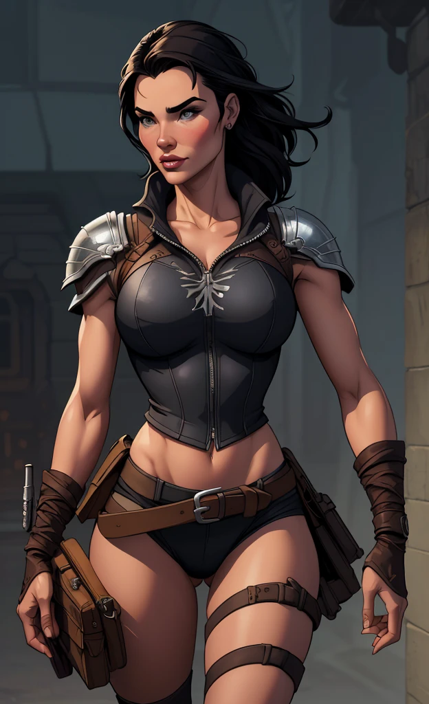 obra de arte, melhor Ella Purnellstyle Estilo cartoon estilo digital illustration artgermquality, (papel de parede extremamente detalhado da unidade CG 8k), (melhor qualidade), (best illustration), (melhor sombra), Ella Purnellstyle Estilo cartoon estilo digital illustration artgermabsurdos, Realistic lighting, (abismo), lindo brilho detalhado, arte por Peter MohrBacher, atriz Ella Purnellstyle Estilo cartoon digital illustration estilo artgerm Estilo cartoon digital illustration Estilo GTA uma mulher com roupas de couro andando pela rua, vestindo armadura de assassino de couro, armadura de couro skimpy, roupas de couro de fantasia, Roupa de Fantasia, in a leather espartilho, Yennefer, lara croft medieval, bela assassina feminina, fantasia sombria cyberpunk sedutora, Yennefer de Vengerberg, Armadura deslumbrante, weared em armadura de couro, espartilho, em armadura de couro, estilo cartoon, digital illustration, estilo GTA Jennifer Connelly 