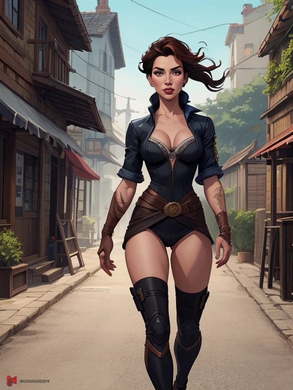 estilo de desenho animado:1.2), Geena Davis s Mulher brasileira desenho ART Artline mulher Imagem cartoon de uma mulher , roupas sensuais , garota super valente destemida , Ilustra??o estilo desenho animadocabelo preto ondulado, estilo de arte dos desenhos animados, estilo de arte dos desenhos animados, estilo de digital illustration, design de personagens altamente detalhado, arte digital detalhada fofa, Fan art horror character design portrait, cabelo preto cacheado digital illustration linda retrato de alta qualidade, arte em quadrinhos, retrato do design do personagem, Busty naked woman with medium breasts cartoon style female character Geena Davis mercenary warrior Woman character Queen Anna of Arendelle with war scars Cartoon image of a woman .Ilustra??o estilo desenho animado, estilo de arte dos desenhos animados, estilo de arte dos desenhos animados, estilo de digital illustration, design de personagens altamente detalhado, arte digital detalhada coragem, Forest fan art, Design de personagens de retrato, linda digital illustration, retrato de alta qualidade, Arte em quadrinhos, mulher jovem cabelo com transas lindas . Queen Anna of ArendelleBeautiful lined eyes Medium large bust and wonderful sexy clothes. image expression of sexual desire from waist to head illustration Queen Anna of Arendelle woman in leather clothes walking down the street, vestindo armadura de assassino de couro, armadura de couro skimpy, roupas de couro de fantasia, Roupa de Fantasia, in a leather espartilho, Yennefer, lara croft medieval, bela assassina feminina, fantasia sombria cyberpunk sedutora, Yennefer de Vengerberg, Armadura deslumbrante, weared em armadura de couro, espartilho, em armadura de couro, estilo cartoon, digital illustration, estilo GTA Jennifer Connelly modo retrato