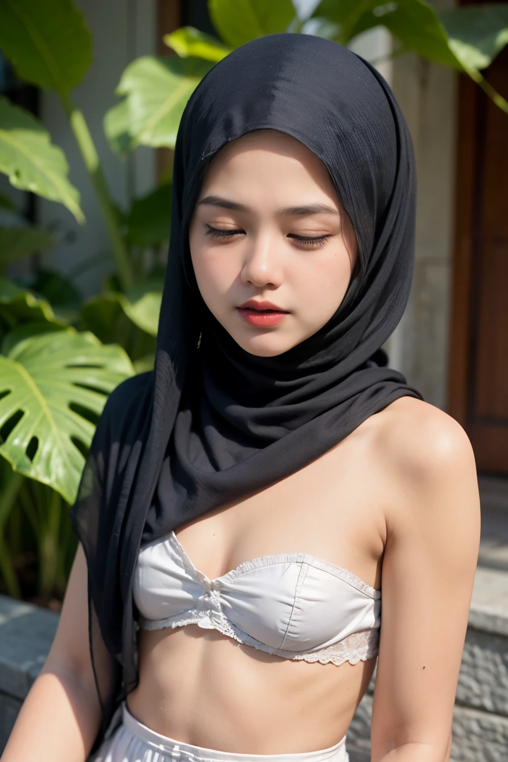 ((Colourful)), ((Big Tits:0.1)), ((Flat Chest:1)), Wear sunglasses and act like Rosyam, ((Closed Eyes)), (((Strapless Colourful Flat Chest))), Naked, Angry pose, Angry face, (((HIJAB MALAY GIRL))), masutepiece, High quality, UHD 45K, Realistic face, Realistic skin feeling , A Japanese Lady, , , Very cute and baby-like face, (((FLAT CHEST))), (MATRIX WORLD), ((look In front at the camera and SADNESS)), ((())), (((CUTE GIRL))), ((PASTEL LIPS)), ((SATIN LACE)), ((CHUBBY)), ((UNDRESS)). Brown, Flat Chest, Wearing G-String. Sitting, from behind view up, seductive pose, (Small face)
