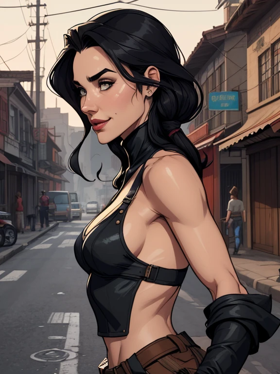 Female character in cartoon style Digital art style illustration Cartoon image of a woman .Ilustra??o estilo desenho animado, estilo de arte dos desenhos animados, Ella Purnel lestilo Cartoon style digital illustration artgerm style cartoon art style, digital illustration style, design de personagens altamente detalhado, arte digital detalhada coragem, Forest fan art, Design de personagens de retrato, beautiful digital illustration, retrato de alta qualidade, Arte em quadrinhos, mulher jovem cabelo com transas lindas . Beautiful lined eyes Medium large bust and wonderful sexy clothes. image expression of sexual desire from the waist to the waist illustration Ella Purnellstyle Cartoon style digital illustration artgerm styleWoman character Olivia Wilde in sexual war position Cartoon image of a woman .cartoon style illustration, estilo de arte dos desenhos animados, estilo de arte dos desenhos animados, digital illustration style, design de personagens altamente detalhado, arte digital detalhada coragem, Forest fan art, Design de personagens de retrato, beautiful digital illustration, retrato de alta qualidade, Arte em quadrinhos, mulher jovem cabelo com transas lindas . Beautiful lined eyes Medium large bust and wonderful sexy clothes. image expression of sexual desire from the waist to the head illustration a woman in leather clothing walking down the street, vestindo armadura de assassino de couro, armadura de couro skimpy, roupas de couro de fantasia, Roupa de Fantasia, in a leather espartilho, Yennefer, lara croft medieval, bela modo retrato assassina feminina, fantasia sombria cyberpunk sedutora, Yennefer of vengerberg, armadura deslumbrante, weared em armadura de couro, espartilho, em armadura de couro modo retrato