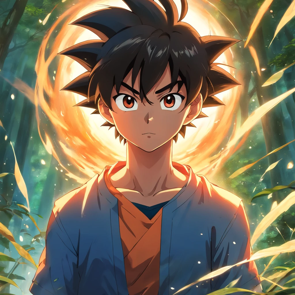 Goku in hayao miyazaki style