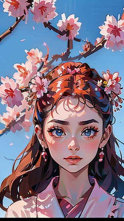 Cherry blossom, beautiful empress,