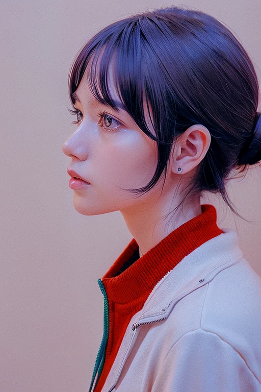 2-D illustration Like artworks of Ilya_Kuvshinov