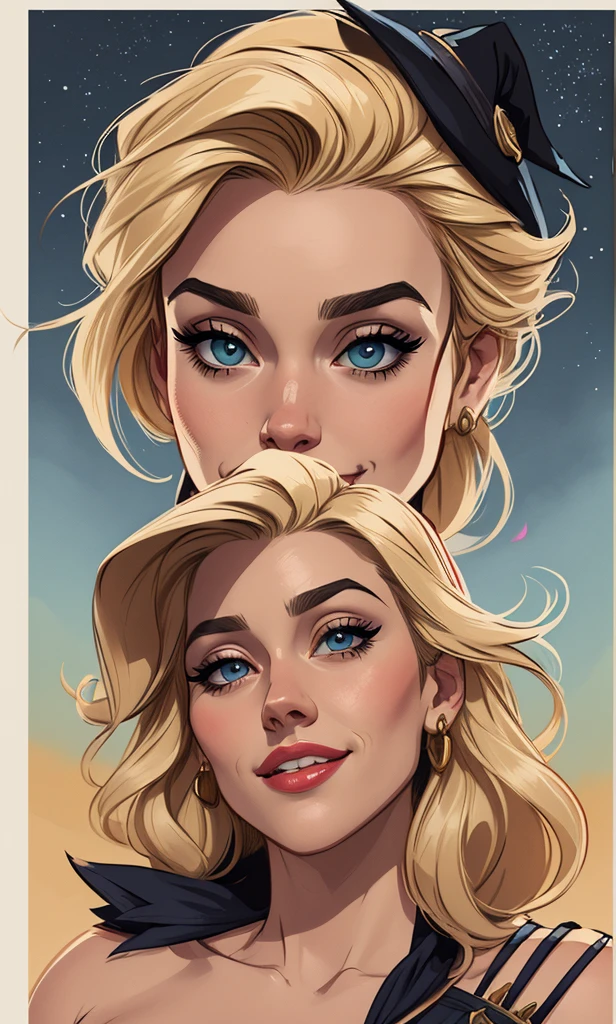 Personagem mulher estilo atompunk Fiona rainha Anna de Arendelle com marcas de guerras Imagem de desenho animado de uma mulher .Ilustra??o estilo desenho animado, estilo de arte dos desenhos animados, estilo de arte dos desenhos animados, digital illustration style, estilo atompunk design de personagens altamente detalhado, arte digital detalhada coragem, Forest fan art, Design de personagens de retrato, beautiful digital illustration, retrato de alta qualidade, Arte em quadrinhos, mulher jovem cabelo com transas lindas . Queen Anna lined eyes Medium large bust and wonderful sexy clothes. image expression of sexual desire from waist to head illustration Queen Anne of Arendelle atompunk style Fallout 4 style pose playboy magazine sensual witch Character cartoon style facial expression happy beautiful smile and six medium small portrait mode waist up with lots of gold around her other stones precious portrait mode waist up queen of the south Jennifer Connelly GTA scenery dominatrix gold coins chest with jewelry with her boyfriend, um homem com barba preta, armado com um estilo militar,