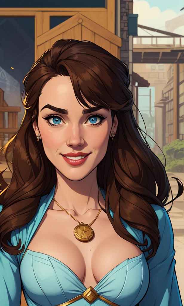 Personagem mulher estilo atompunk Fiona rainha Anna de Arendelle com marcas de guerras Imagem de desenho animado de uma mulher .Ilustra??o estilo desenho animado, estilo de arte dos desenhos animados, estilo de arte dos desenhos animados, digital illustration style, estilo atompunk design de personagens altamente detalhado, arte digital detalhada coragem, Forest fan art, Design de personagens de retrato, beautiful digital illustration, retrato de alta qualidade, Arte em quadrinhos, mulher jovem cabelo com transas lindas . Queen Anna of ArendelleBeautiful lined eyes Medium large bust and wonderful sexy clothes. image expression of sexual desire from waist to head illustration Queen Anne of Arendelle atompunk style Fallout 4 style pose playboy magazine sensual witch Character cartoon style facial expression happy beautiful smile and six medium small portrait mode waist up with lots of gold around her other stones precious portrait mode waist up queen of the south Jennifer Connelly GTA scenery dominatrix gold coins chest with jewelry with her boyfriend, um homem com barba preta, armado com um estilo militar,