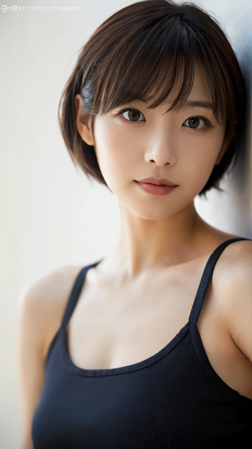 ((Bra Red: 1.5)), Sexy pose sculpture, (masutepiece:1.3), (8K, Photorealistic, Raw photography, Best Quality:1.4), (1girl in), Beautiful face, Realistic face, (Detailed face), Beautiful hairstyle, (detailed hairs), Realistic eyes, (Detailed eyes), Beautiful details, Realistic skin, (Detailed skin), Beautiful skin, Attractive, Ultra high definition, A hyper-realistic, Very detailed, (Big breasts:0.5), Japanese beauty, (slim figure), Gentle, Brown hair, (Supermodel Figures), Cute young Japan girl, Cute young Japan girl, (with a simple gray background), Big breasts :1.2, Enhanced cleavage, bashful, Wide Shot, (Full body), ((Bra Red: 1.5)), ((Bra Red: 1.5))