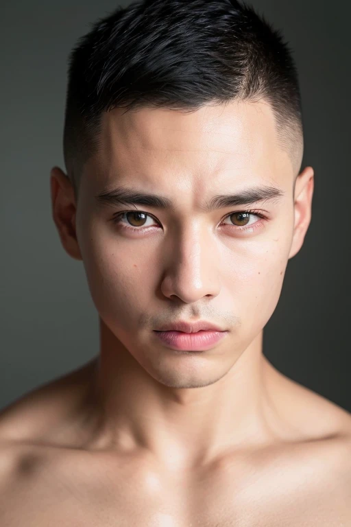 (8k, RAW Photos, highest quality,High resolution, masterpiece: 1.2). (Realistic, Realistic: 1.37),((Light on face:1.2)),((Cinema Lighting:1.2)),(Photorealism:1.4),(Real Image),(Photographic images),20-year-old,((Japanese)),(male:1.3), (High Top Fade:1.4), Dark Theme, Calm tone, Calm colors, High Contrast, (Natural skin texture, Hyperrealism, Soft Light, sharp),(Black suit)