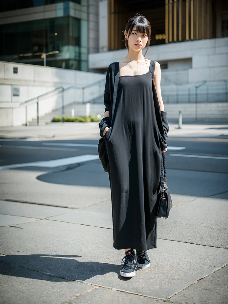 master piece,
Japanese, female, alone, whole body,
Fashionable,
walking,
backwards