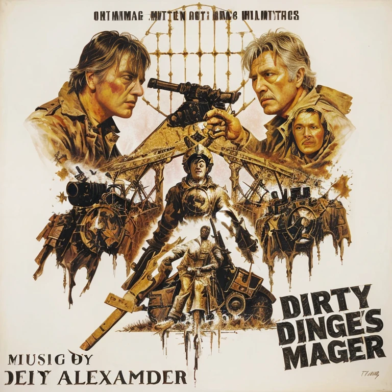 dirty ding's mage - original motion picture soundtrack, [ Oil painting ], Dusty, dirty, Derek Ridgers, dirty and ragged, George Miller films, Digitally Remastered, Kinematics」, John Maggs, Roy Dargano, Movie Posters, Album cover, 1 9 7 0 sMovie Posters, Oil painting