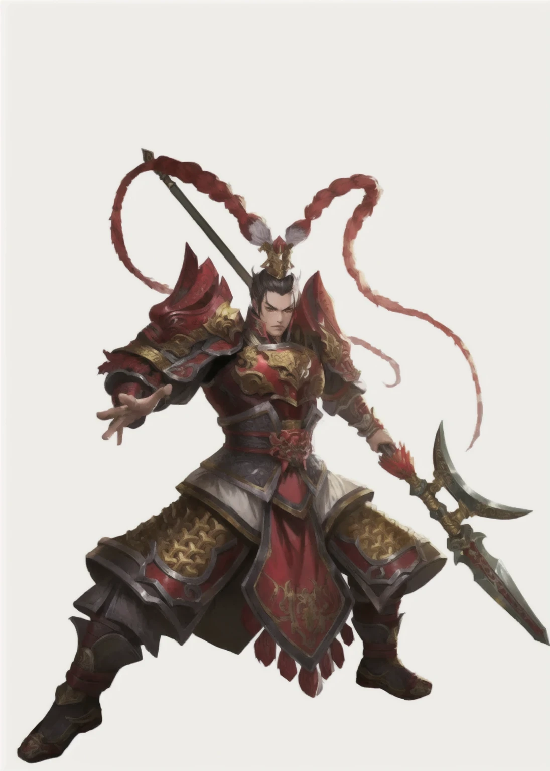 Lu Bu,Red Armor