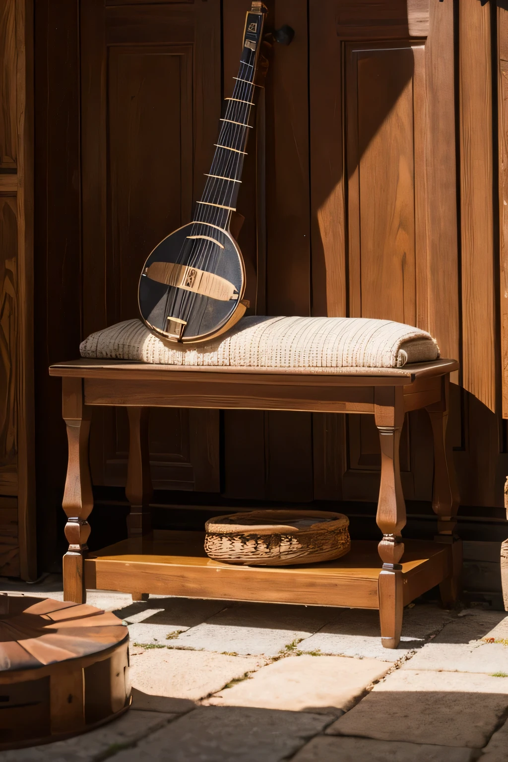 Turkish musical instrument bagrama