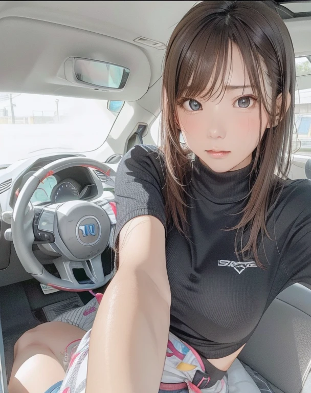 girl, Sweat, vapor, Medium Chest, shy, Beautiful Hands, Looking at the audience, sexy look,NFSW