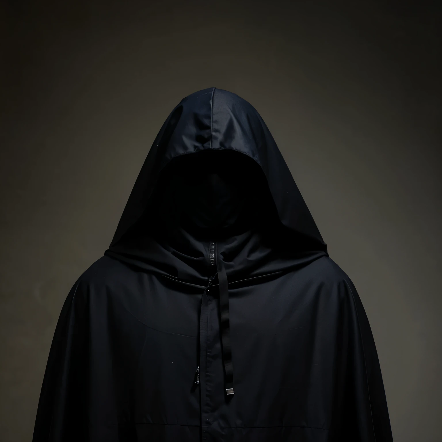 A man with cloak,faceless,no face,empty face