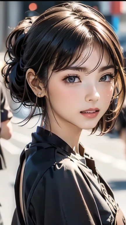 (Random Location),(Random Hairstyles),(Movie-like scene,Best image quality,(8k), Ultra-realistic, 最high quality, high quality, High resolution, high qualityな質感, Attention to detail, beautiful, detailed, Extremely detailed CG, detailedなテクスチャ, Realistic facial expressions, masterpiece, in front, dynamic, bold), ((round face:1.4))