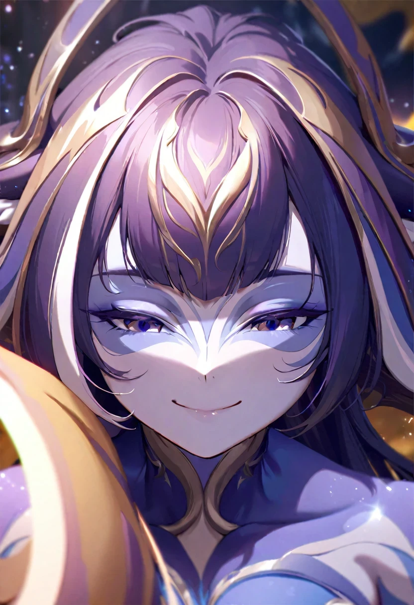 (shylily/(Twich/):1.5),(masterpiece:1.2),(best quality:1.2),, (1girl:1.3),, face camera, Realistic digital portrait of a woman, Lovely smile, (curls:1.1), magical yellow universe, White Magic Cloth Armor,Intricately detailed engraving, (Abstract, background:1.2), (Light Particles:1.1), (Very delicate skin:1.2), (Game Concept:1.3), (Eldon ring style:1.3), (Mystic Style:0.8), (Depth of Field:1.3), Global Illumination,