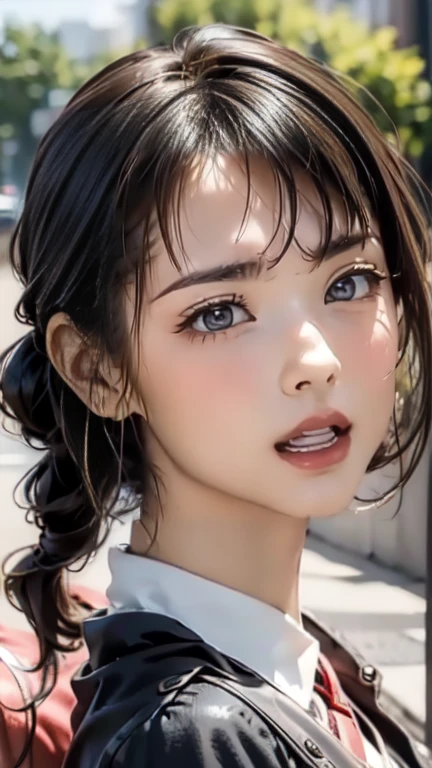 (Random Location),(Random Hairstyles),(Movie-like scene,Best image quality,(8k), Ultra-realistic, 最high quality, high quality, High resolution, high qualityな質感, Attention to detail, beautiful, detailed, Extremely detailed CG, detailedなテクスチャ, Realistic facial expressions, masterpiece, in front, dynamic, bold), ((round face:1.4))