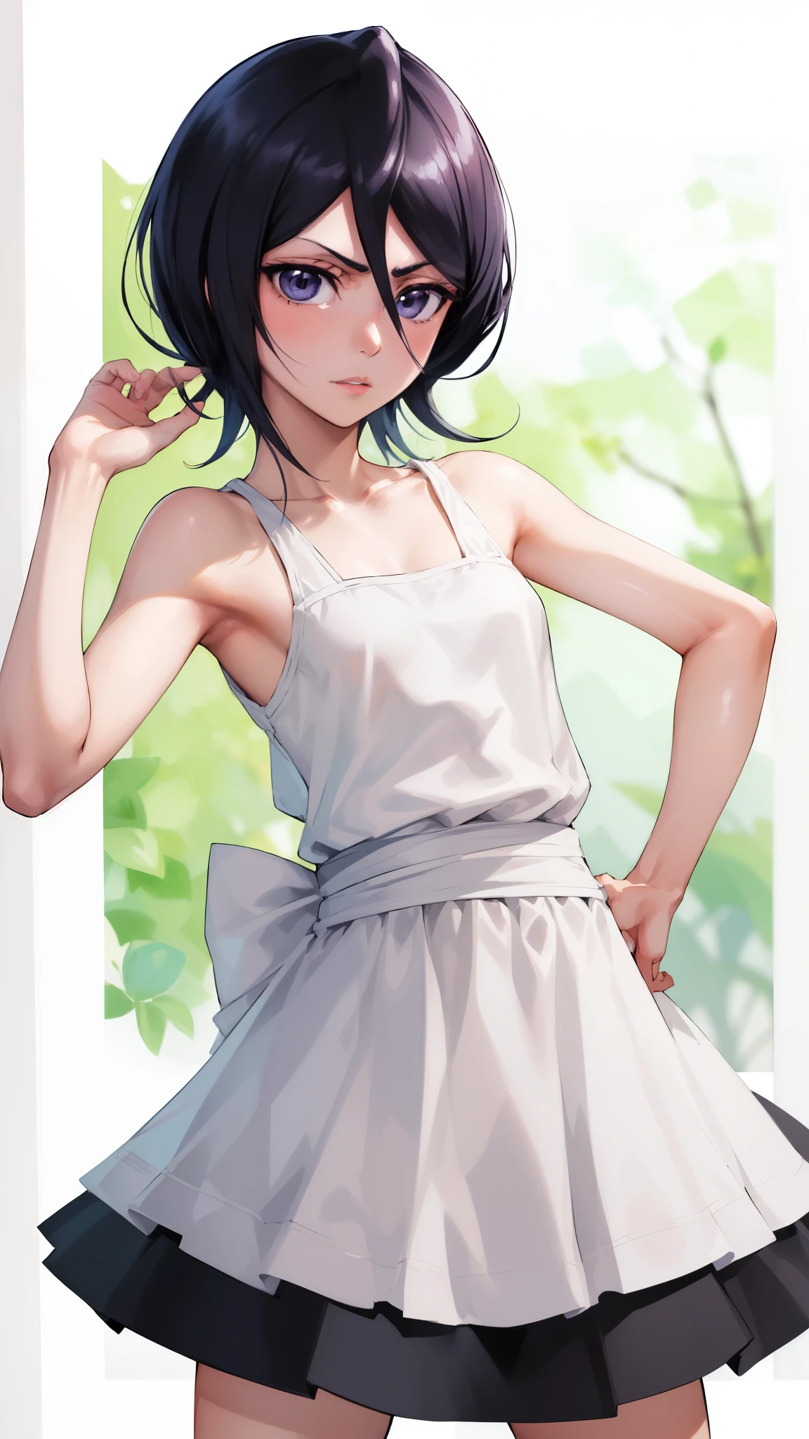 (obra de arte:1.3),(altamente detalhado:1.3),(high resolution:1.1),melhor qualidade,ultra-detalhe, Rukia Kuchiki