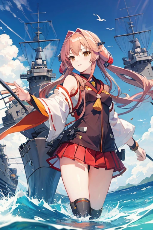 battleship Yamato as an anime girl
