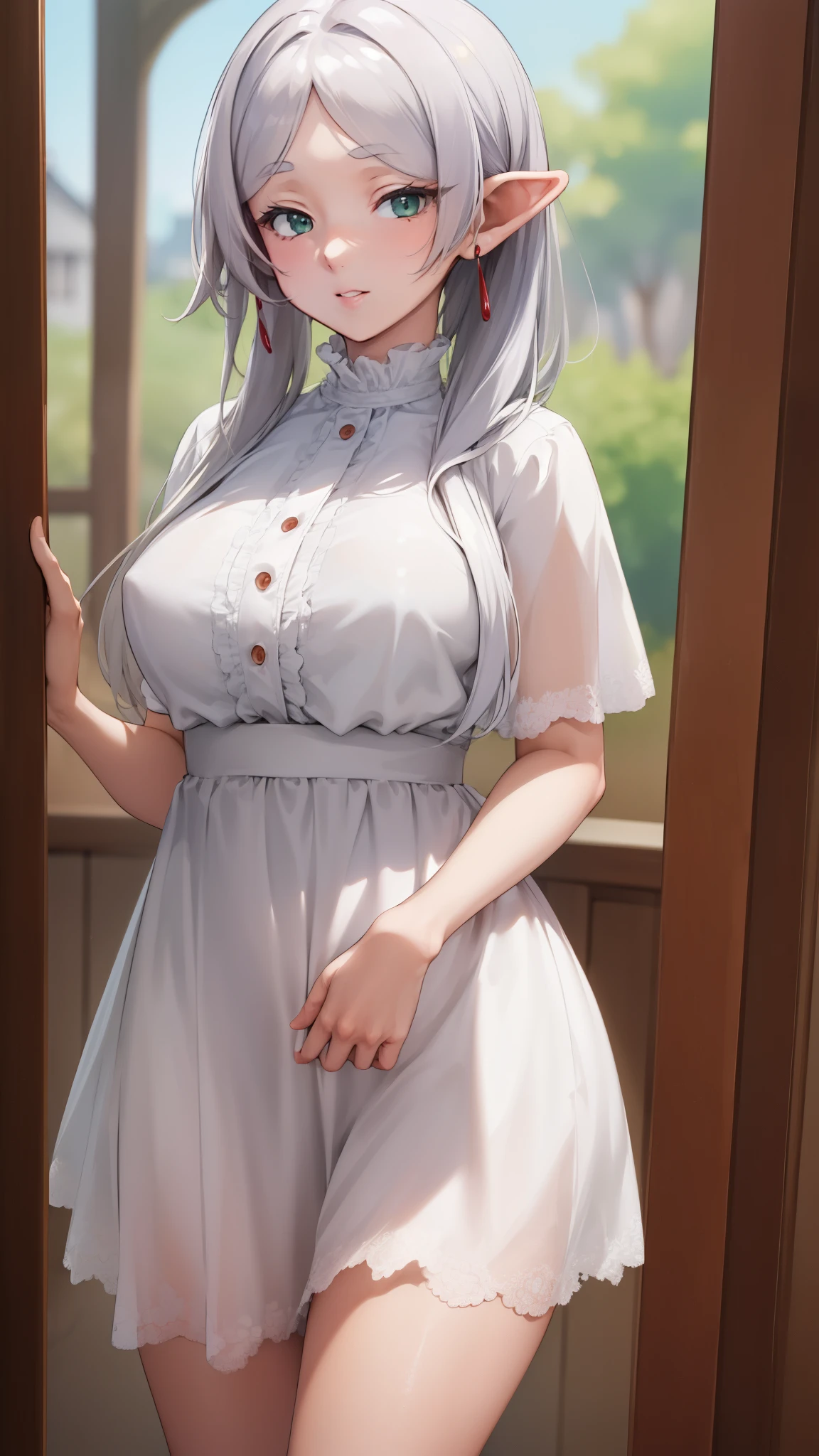 (masterpiece:1.3),(highly detailed:1.3),(highres:1.1),best quality,Ultra-detail, Frieren